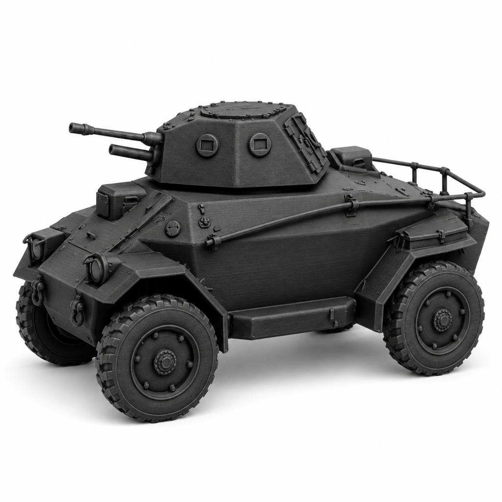 SSMODEL 1/72 1/144 Multi-Scale Hungarian WW2 17 Vehicles Resin Model Kit TSS0804