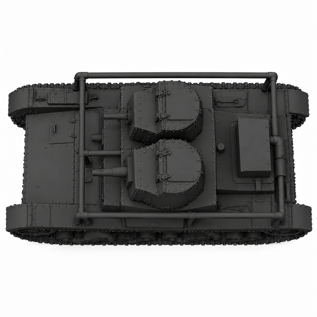 SSMODEL 1/72 1/144 Multi Scale T-26 mod1931 with radio tank Resin Model TSS0059