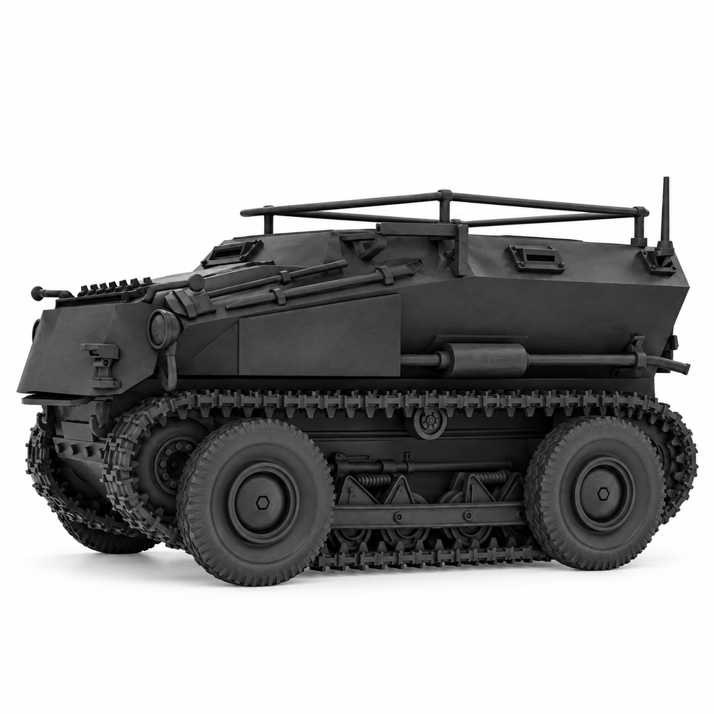 SSMODEL 1/72 1/144 Sd.Kfz.254 Scout car Germany Resin MODEL KIT TSS1527