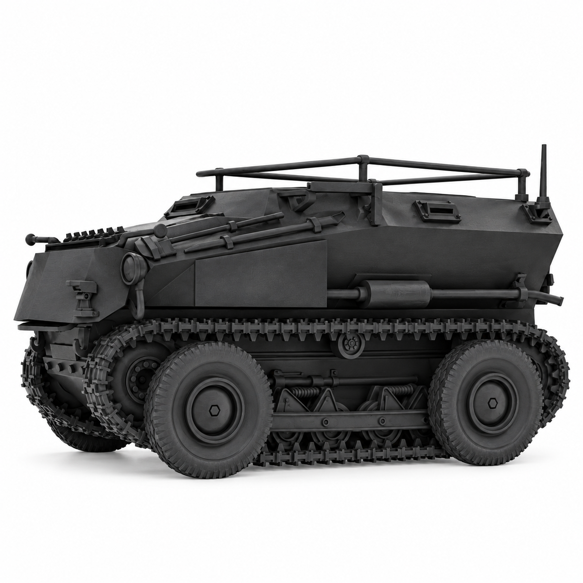 SSMODEL 1/72 1/144 Sd.Kfz.254 Scout car Germany Resin MODEL KIT TSS1527 — detail view 5