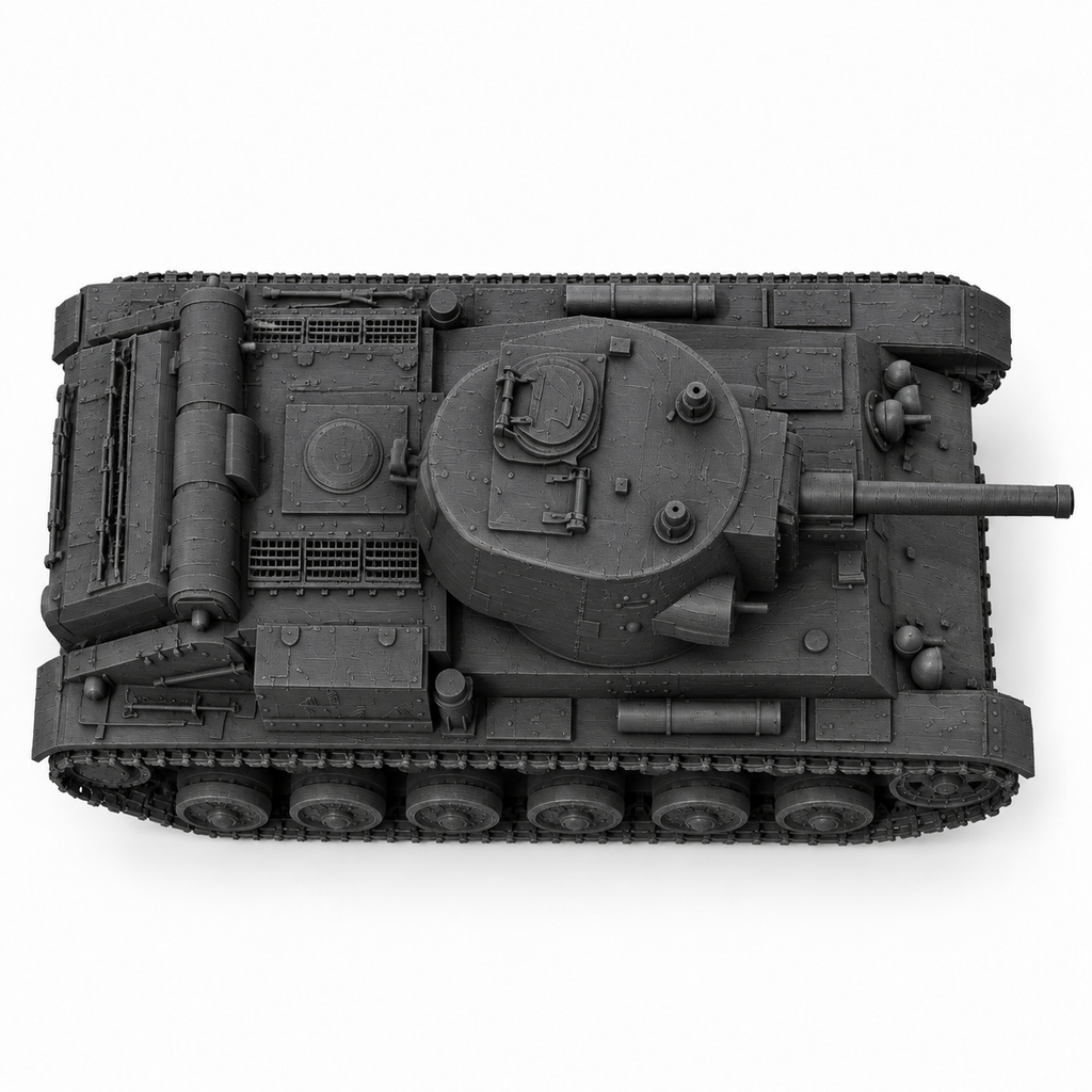 SSMODEL1/72 1/144 Multi Scale T-28bis Soviet fictional medium tank MODEL TSS0495