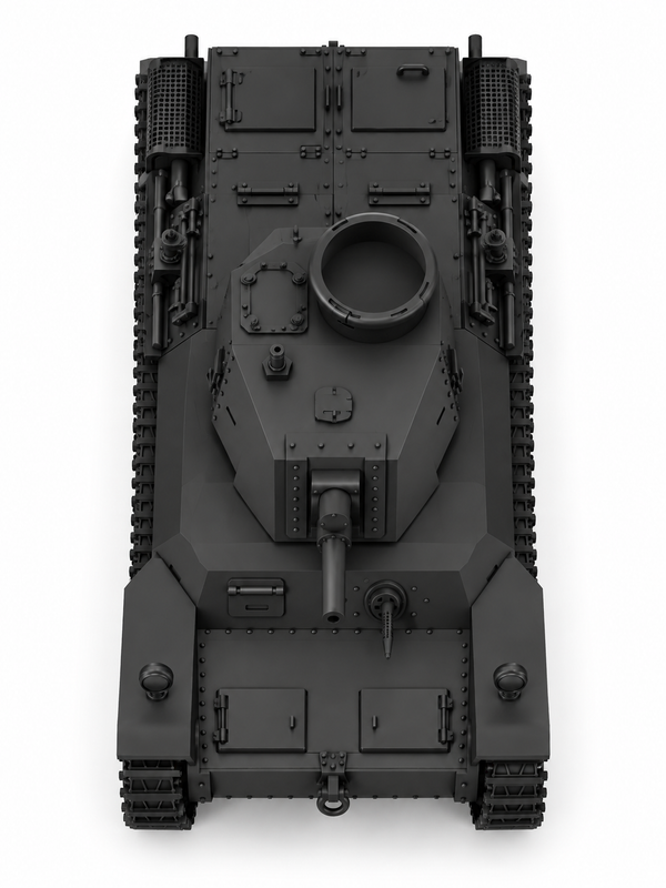 SSMODEL 1/72 1/144 Multi Scale Type 2 Ho-I Medium Tank Resin MODEL kit TSS1391