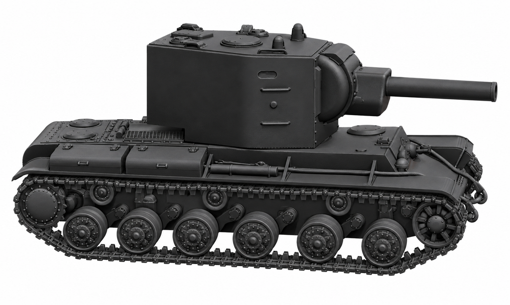 SSMODEL 1/72 1/144 Multi Scale KV-2 Soviet heavy tank resin MODEL kit TSS0137