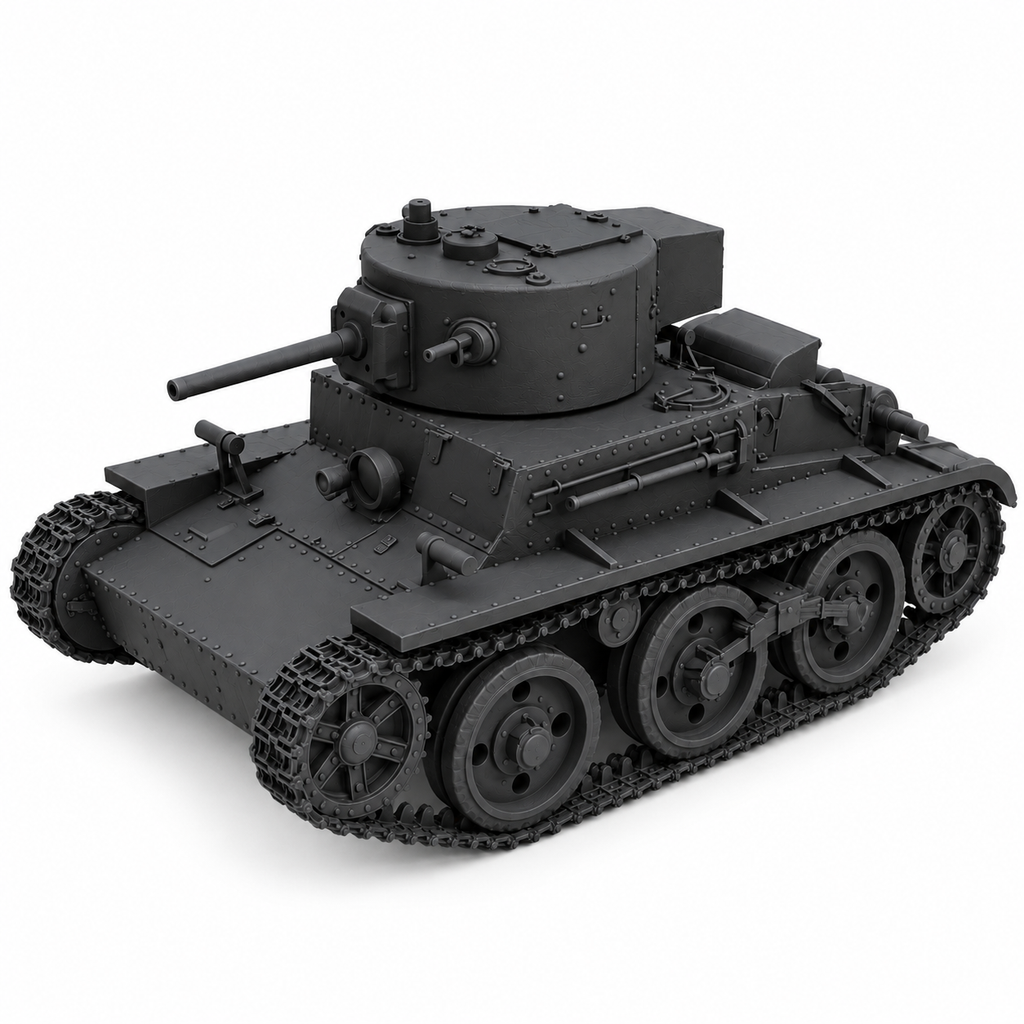 SSMODEL 1/72 1/144 Multi Scale KT-26 Soviet experimental light tank Kit TSS0056