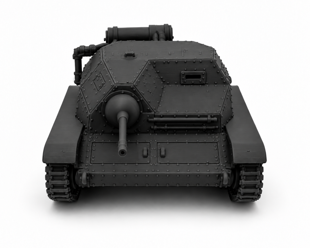 SSMODEL 1/72 1/144 Multi Scale with 2 optional machine guns Tank MODEL TSS1382