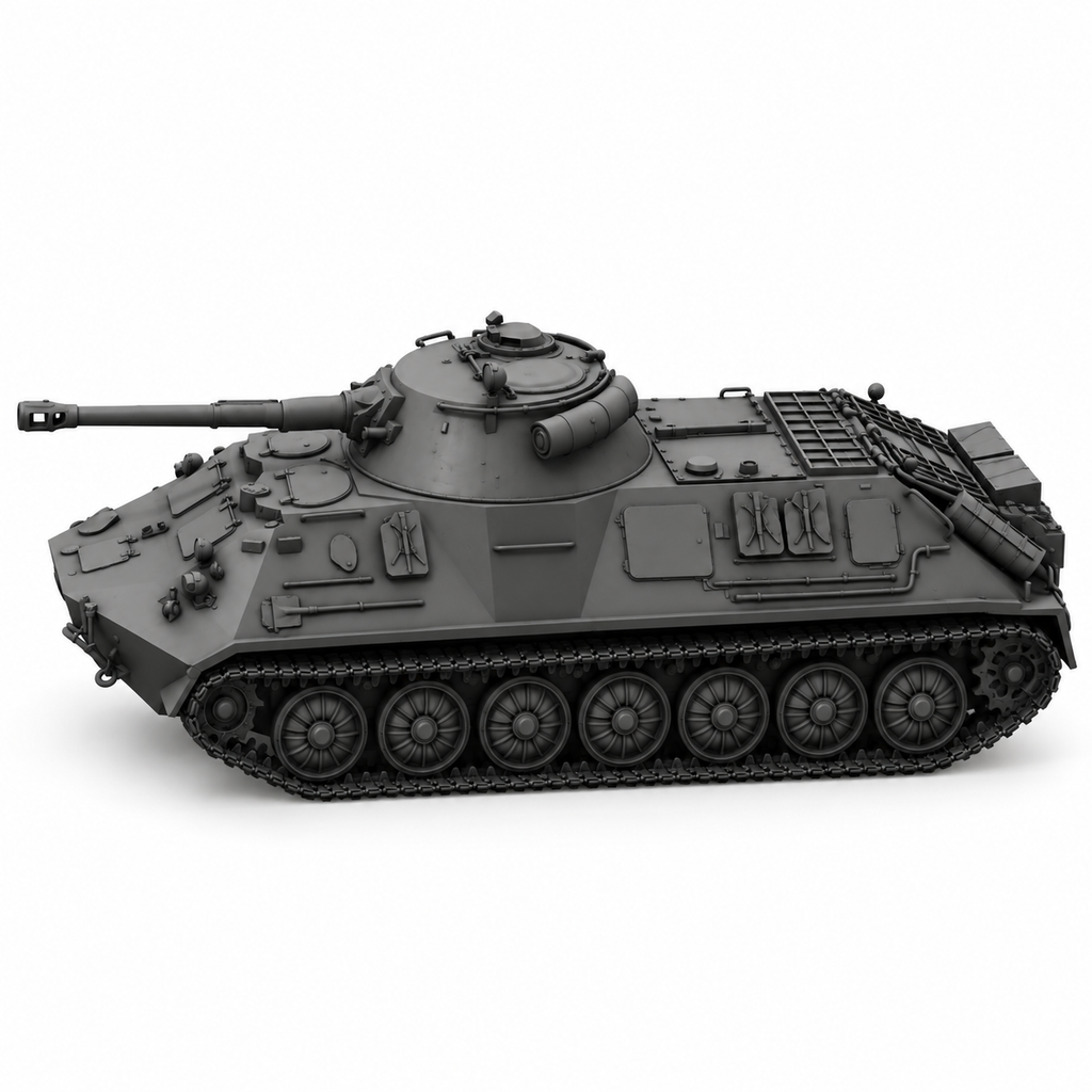 SSMODEL 1/72 1/144 Multi Scale PT-60/76 Soviet Cold War Light Tank MODEL TSS0394