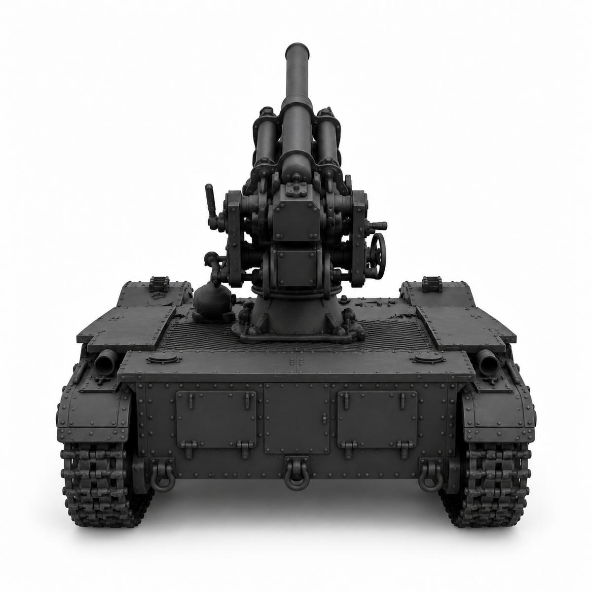 SSMODEL 1/72 1/144 SU-6 deployed Soviet self-propelled AA-gun Model Kit TSS0052 — detail view 2