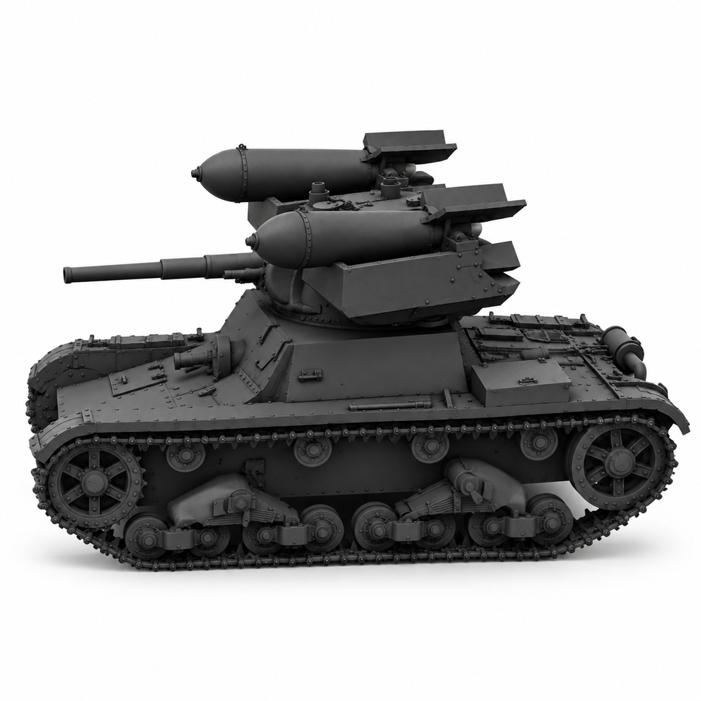 SSMODEL 1/72 1/144 Multi Scale RT-26 Soviet Rocket Tank MODEL kit TSS0400