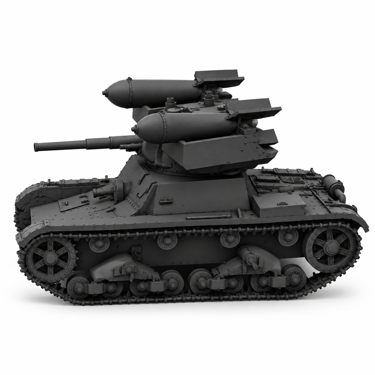 SSMODEL 1/72 1/144 Multi Scale RT-26 Soviet Rocket Tank MODEL kit TSS0400 — detail view 3