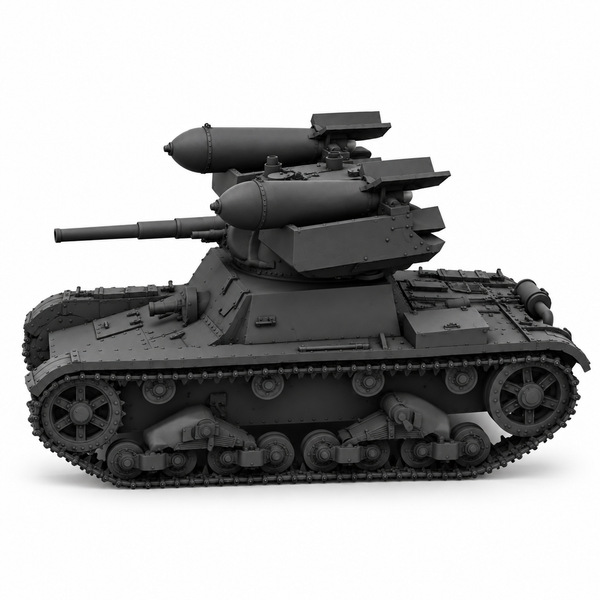 SSMODEL 1/72 1/144 Multi Scale RT-26 Soviet Rocket Tank MODEL kit TSS0400