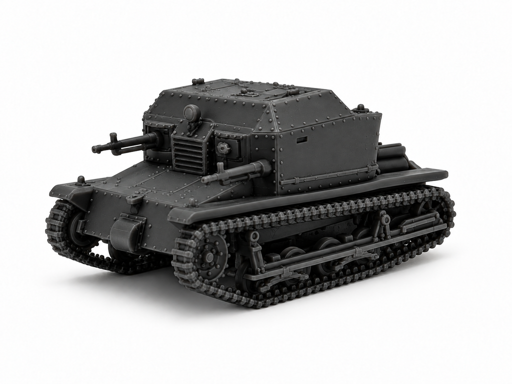 SSMODEL 1/72 1/144 Multi Scale Tankette vz.33 P-I Tank MODEL kit TSS1386