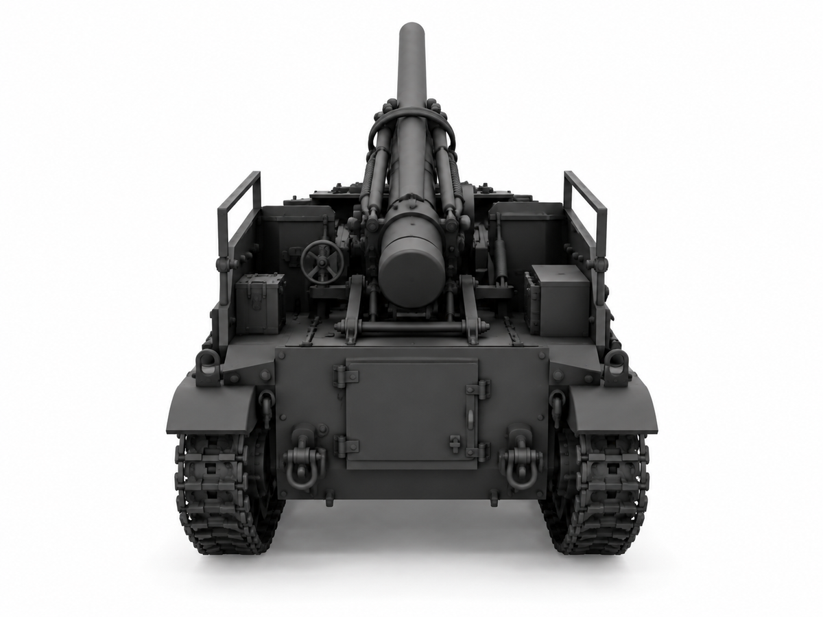 SSMODEL 1/72 1/144 Multi Scale M41 155 mm GMC - Gorilla US Tank MODEL TSS0635 — detail view 5