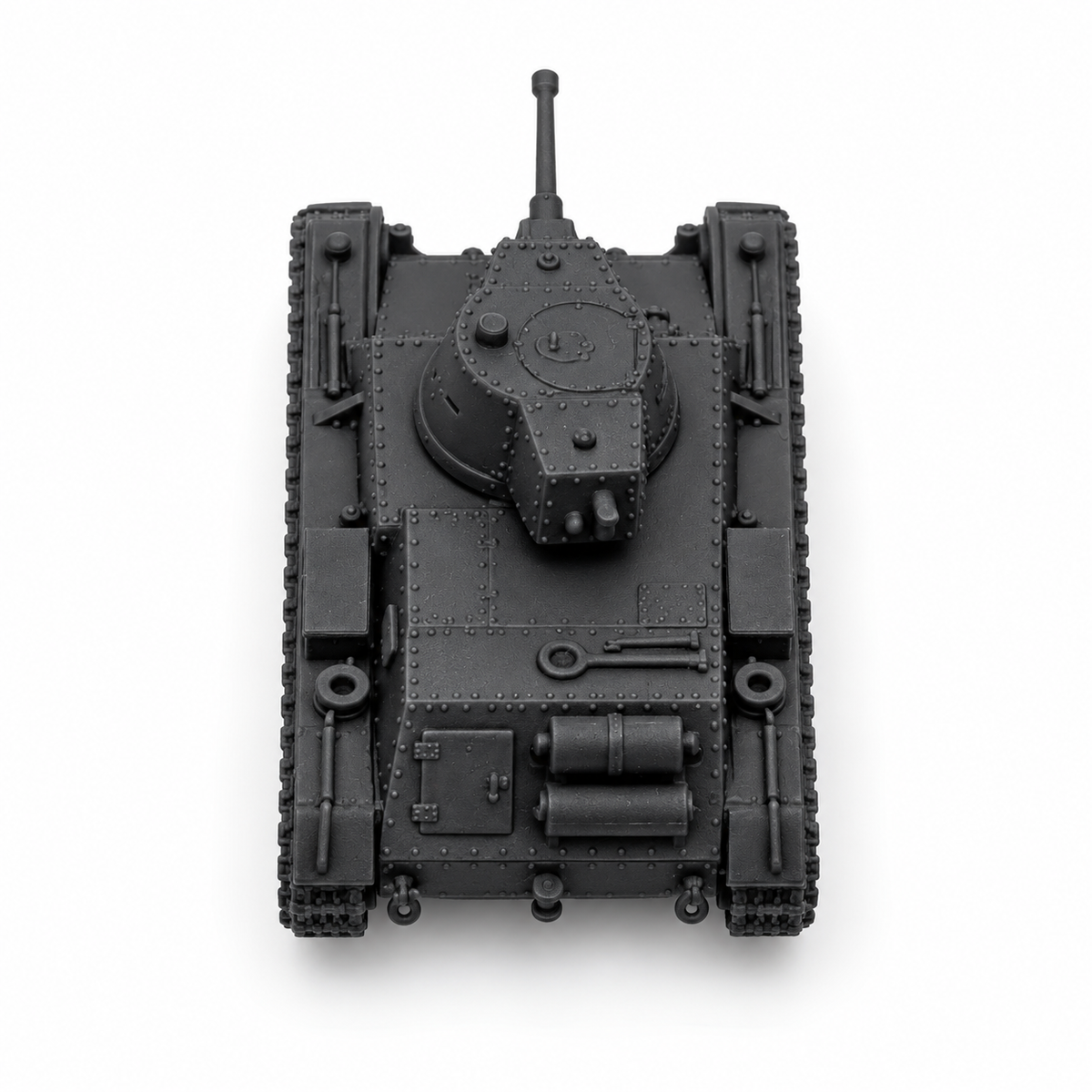 SSMODEL 1/72 1/144 WW2 Polish 7TP jw Single Turret Tank Resin Model Kit TSS1279 — detail view 5