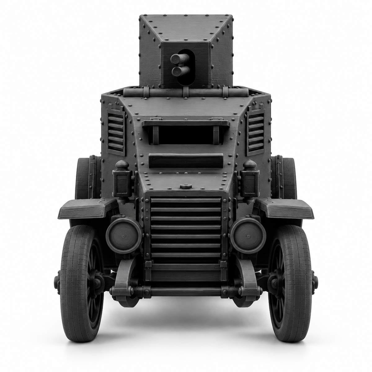 SSMODEL 1/72 1/144 Multi-Scale WW1 French 1914 Armoured Car Resin Model TSS1201 — detail view 2