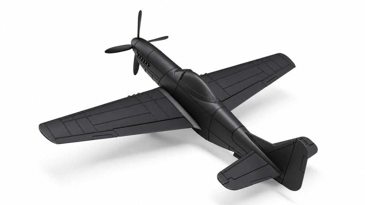 SSMODEL 1/72 1/144 North American P-51D Mustang+3 Pilots Resin Model Kit RSS0051 — detail view 3