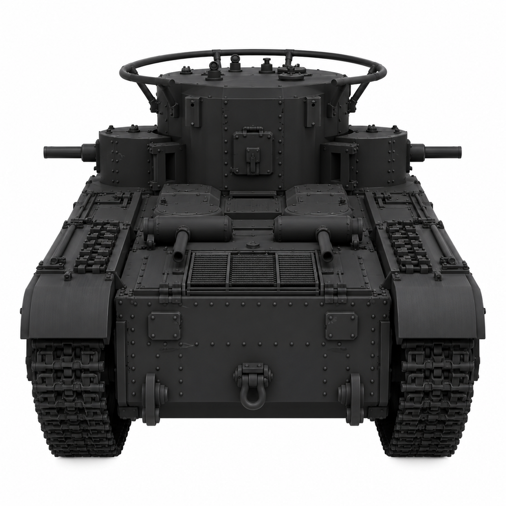 SSMODEL 1/72 1/144 Multi Scale T-35 Tank Resin MODEL KIT TSS0521