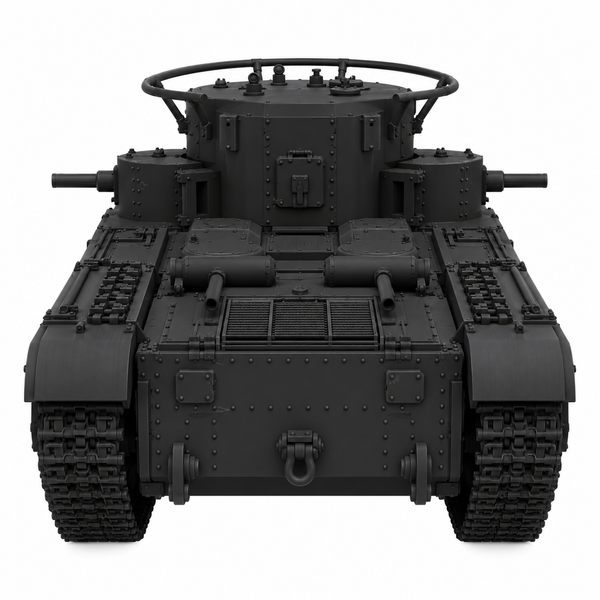 SSMODEL 1/72 1/144 Multi Scale T-35 Tank Resin MODEL KIT TSS0521