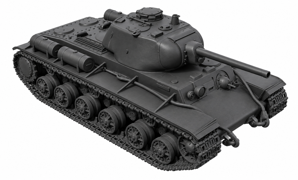 SSMODEL 1/72 1/144 Multi Scale KV-1s Soviet heavy tank resin MODEL kit TSS0116