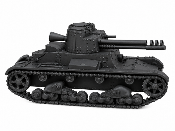 SSMODEL 1/72 1/144 Multi Scale T-26 mod1931 recoilless cannon tank Model TSS0078