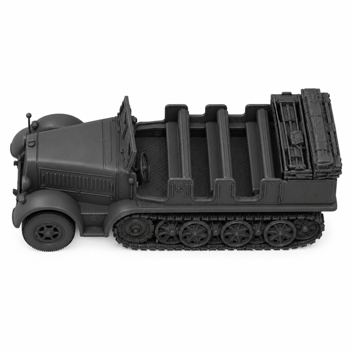 SSMODEL 1/72 1/144 Sd.Kfz.7 Mittlerer Zugkraftwagen 8t Resin MODEL KIT TSS0943 — detail view 4