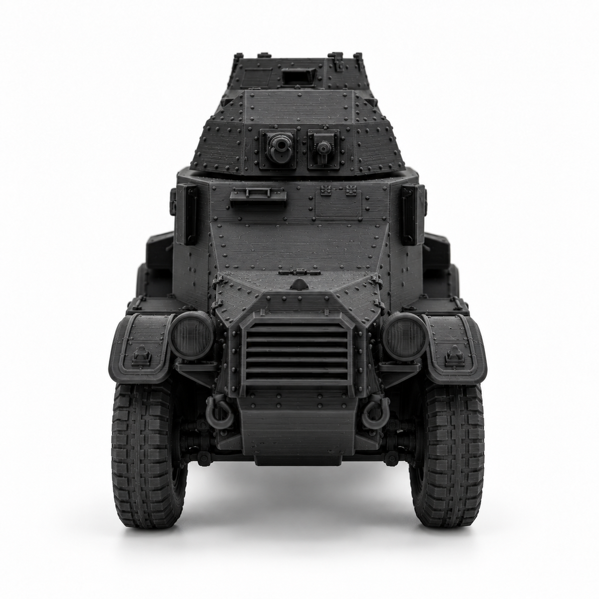 SSMODEL 1/72 1/144 Multi-Scale WWII French 165 Armored Car Resin Model TSS1219 — detail view 2