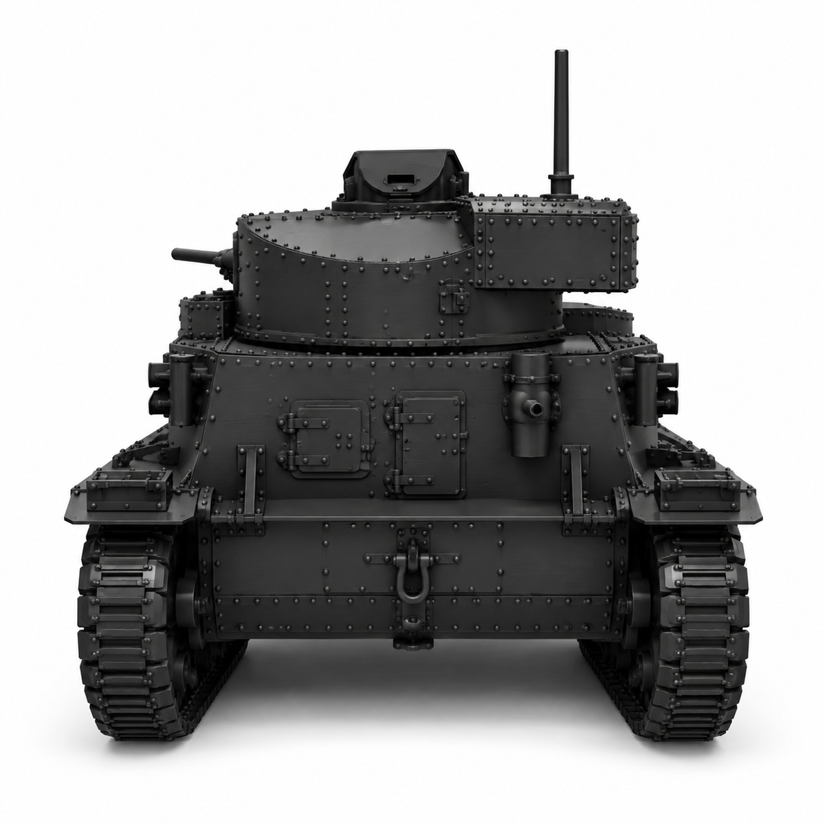 SSMODEL 1/72 1/144 Multi Scale Vickers Medium Tank Mk.II UK Resin MODEL TSS1403 — detail view 3