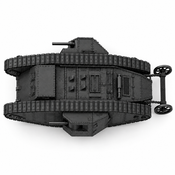 SSMODEL1/72 1/144 WW1 UK Mark I Tank 1916 British Empire Resin Model Kit TSS1203