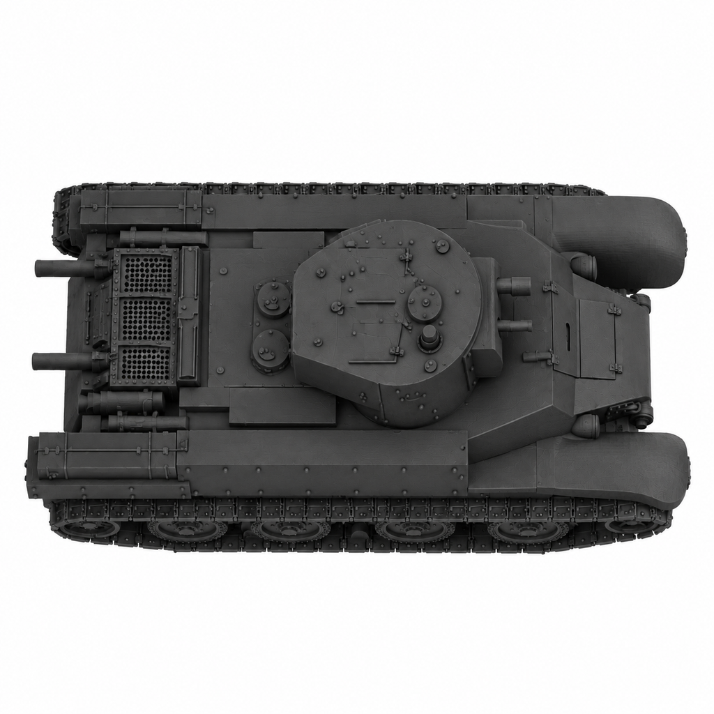 SSMODEL 1/72 1/144 Multi Scale KhBT-7 Soviet flamethrower tank Model Kit TSS0095
