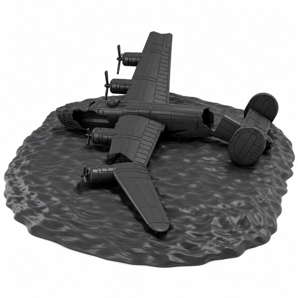SSMODEL 1/72 1/144 Crashed Aircarft Consolidated B-24D Liberator Model RSS0057