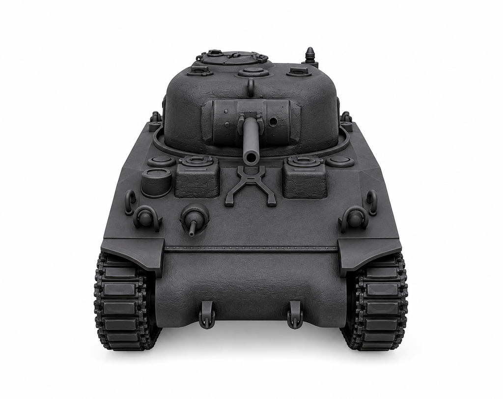 SSMODEL 1/72 1/144 Multi Scale M4A2 Sherman75mm Medium US WW2 Tank MODEL TSS1305