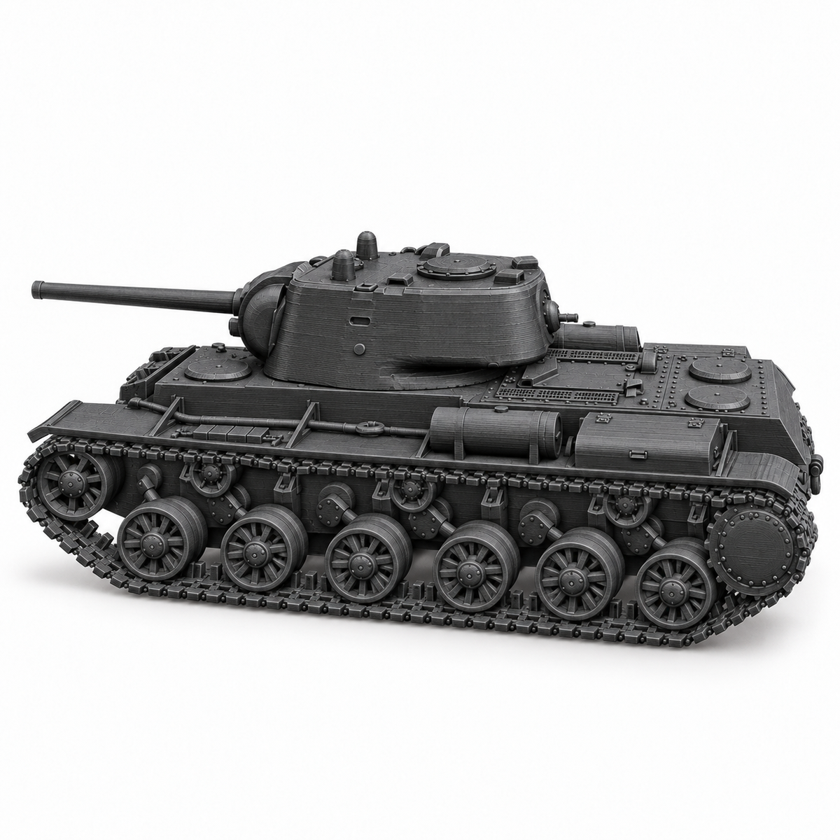 SSMODEL 1/72 1/144 Multi Scale KV-1 (ChKZ) Soviet heavy tank MODEL kit TSS0125 — detail view 4