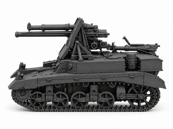SSMODEL 1/72 1/144 Multi Scale Stuart M3 SPG 18pdr US WW2 Tank MODEL TSS1304