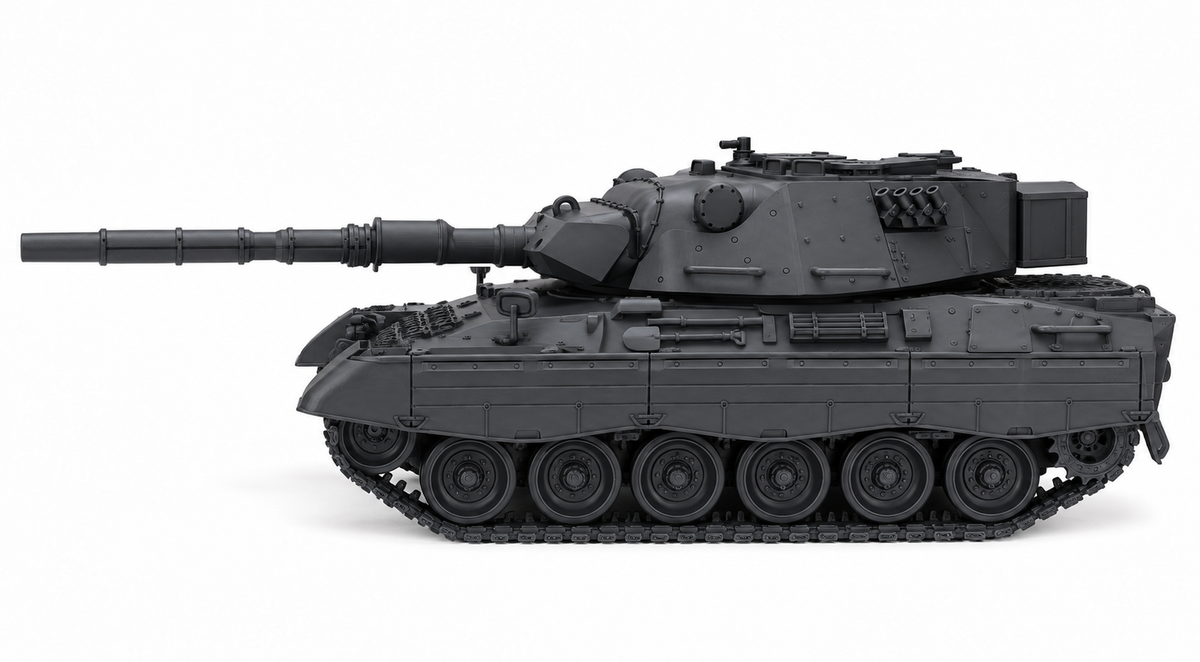 SSMODEL 1/72 1/144 Multi Scale Leopard 1A1 and 1A2 Germany Tank MODEL TSS0662 — detail view 3