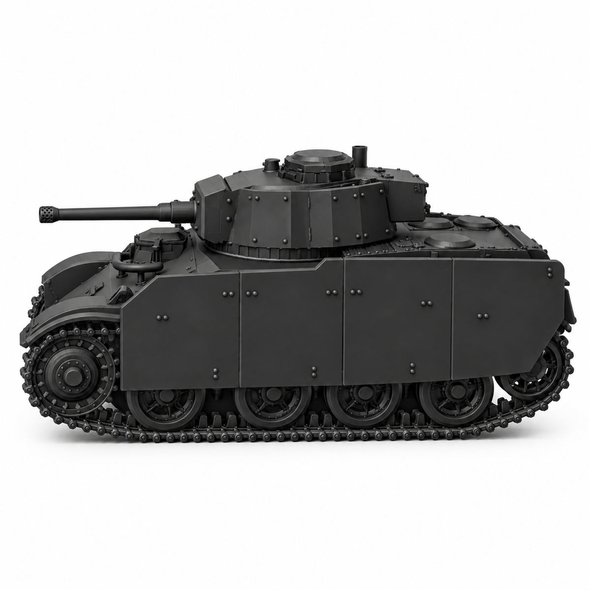 SSMODEL 1/72 1/144Toldi IIA 42M B40 with sideskirts Tank Resin MODEL KIT TSS0994 — detail view 3