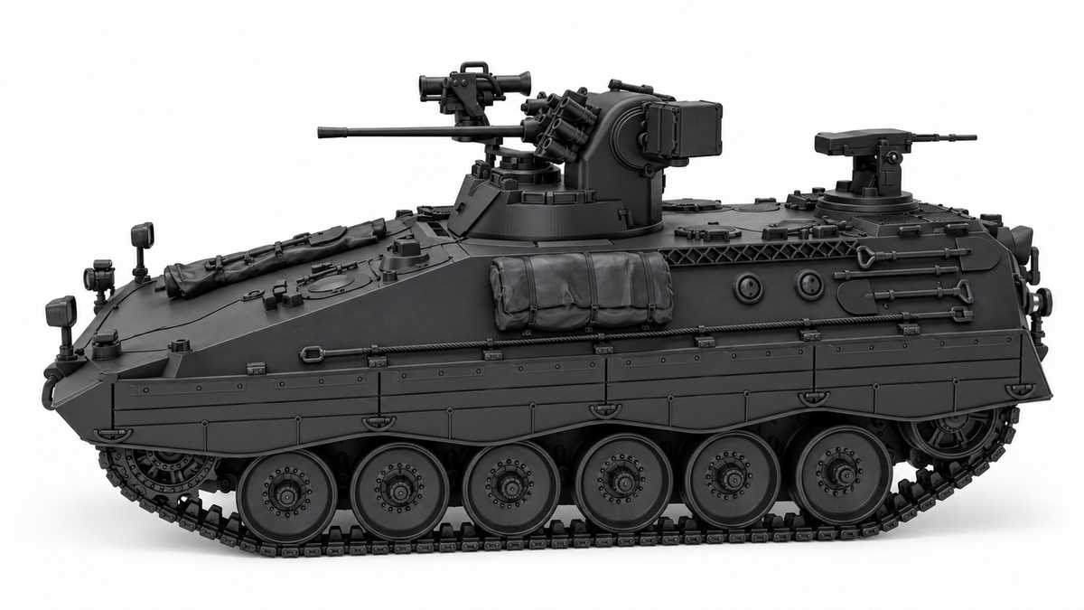 SSMODEL 1/72 1/144 Multi Scale Marder 1A1 Germany Cold war Tank MODEL TSS0672 — detail view 3