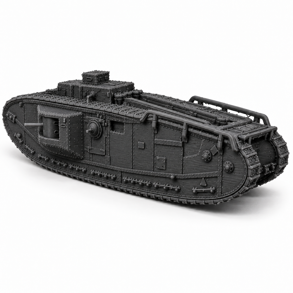 SSMODEL 1/72 1/144Multi Scale Mark VIII Liberty WW1 Tank Resin Model Kit TSS0732 — detail view 5