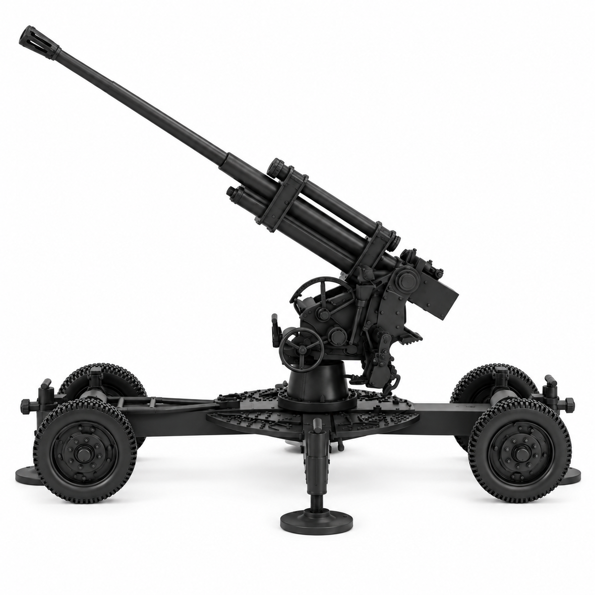 SSMODEL 1/72 1/144 Multi Scale 85mm K-52 heavy AA-gun USSR Resin MODEL TSS1443 — detail view 4
