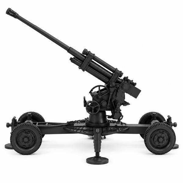 SSMODEL 1/72 1/144 Multi Scale 85mm K-52 heavy AA-gun USSR Resin MODEL TSS1443