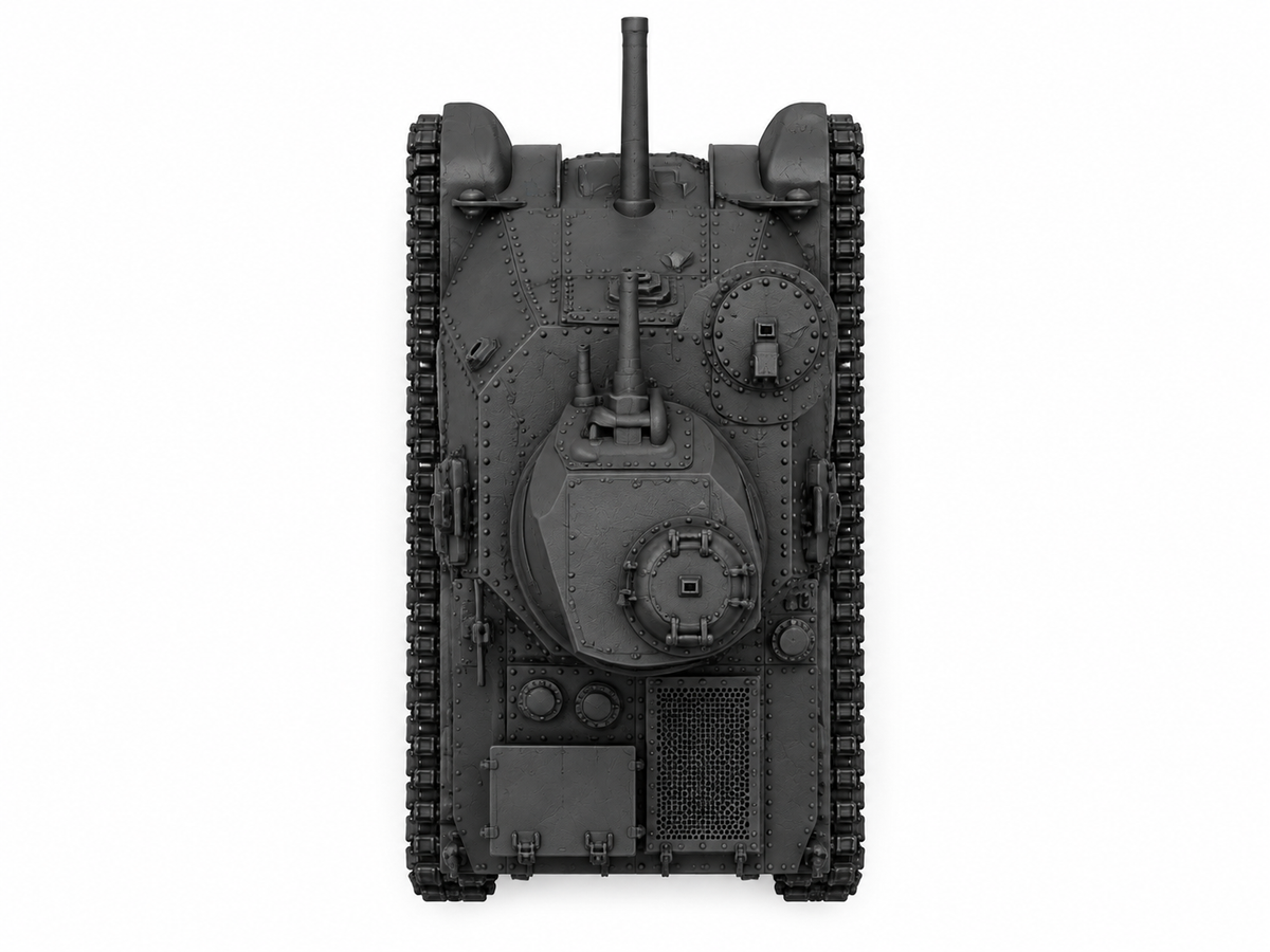 SSMODEL 1/72 1/144 Multi Scale M3 Lee Medium US WW2 Tank MODEL kit TSS1303 — detail view 4