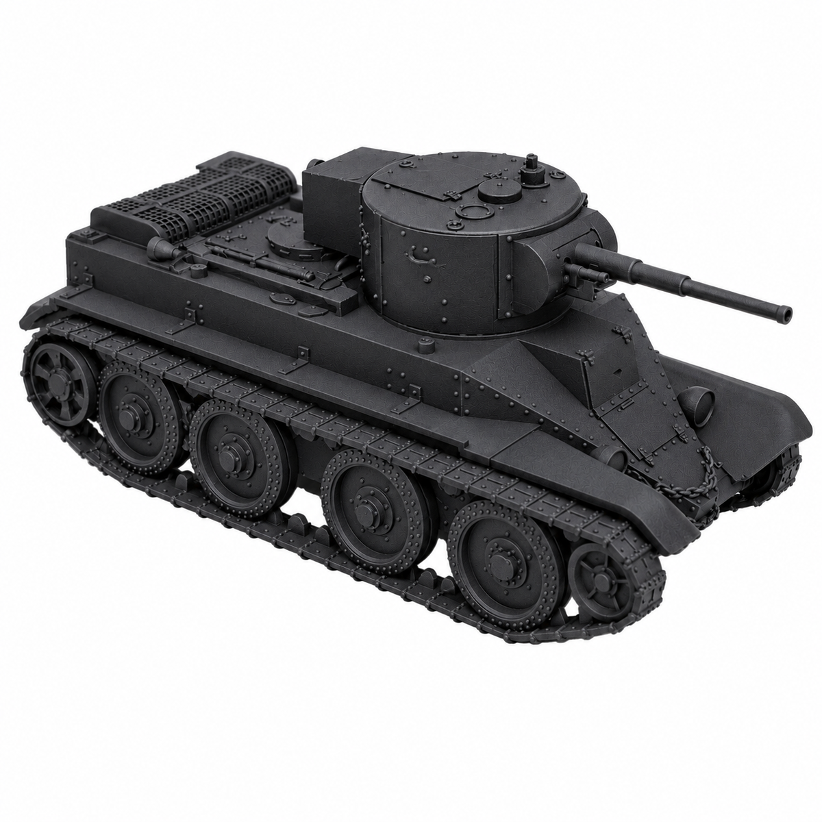SSMODEL 1/72 1/144 Multi Scale BT-5 early Soviet light tank Resin Model TSS0152 — detail view 11