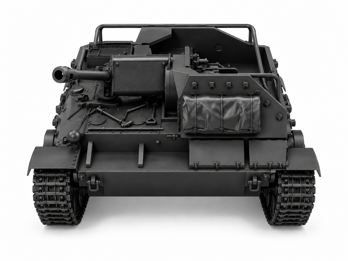 SSMODEL 1/72 1/144 Multi Scale SU-76m self-propelled gun Tank MODEL TSS1361 — detail view 5
