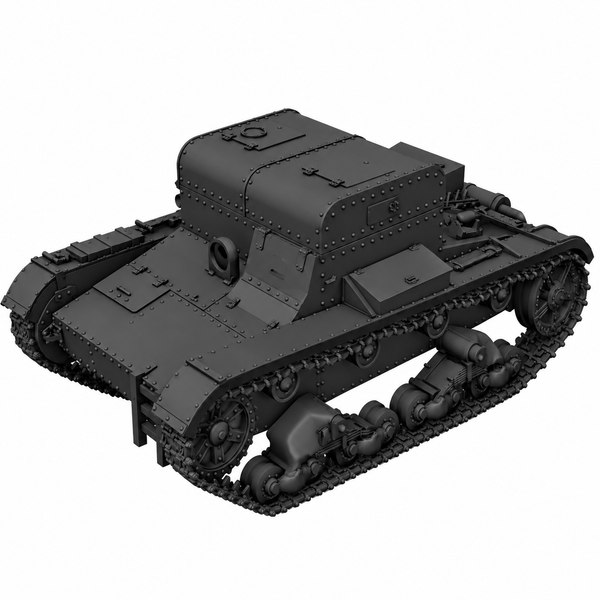 SSMODEL 1/72 1/144 Multi Scale T-26T tank Resin Model Kit TSS0079