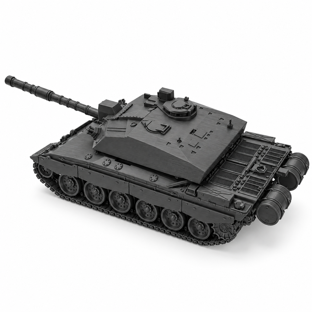SSMODEL 1/72 1/144 Multi Scale Challenger 2 MBT UK Tank Resin Model Kit TSS0719