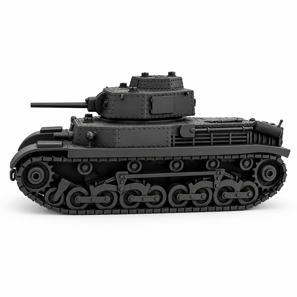 SSMODEL 1/72 1/144 Multi-Scale WWII Hungarian 40M Turan Tank Resin Model TSS0900