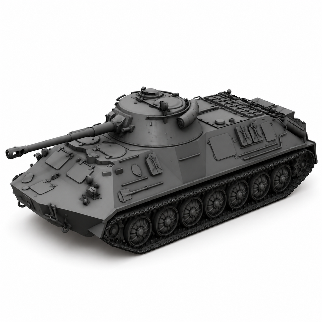 SSMODEL 1/72 1/144 Multi Scale PT-60/76 Soviet Cold War Light Tank MODEL TSS0394