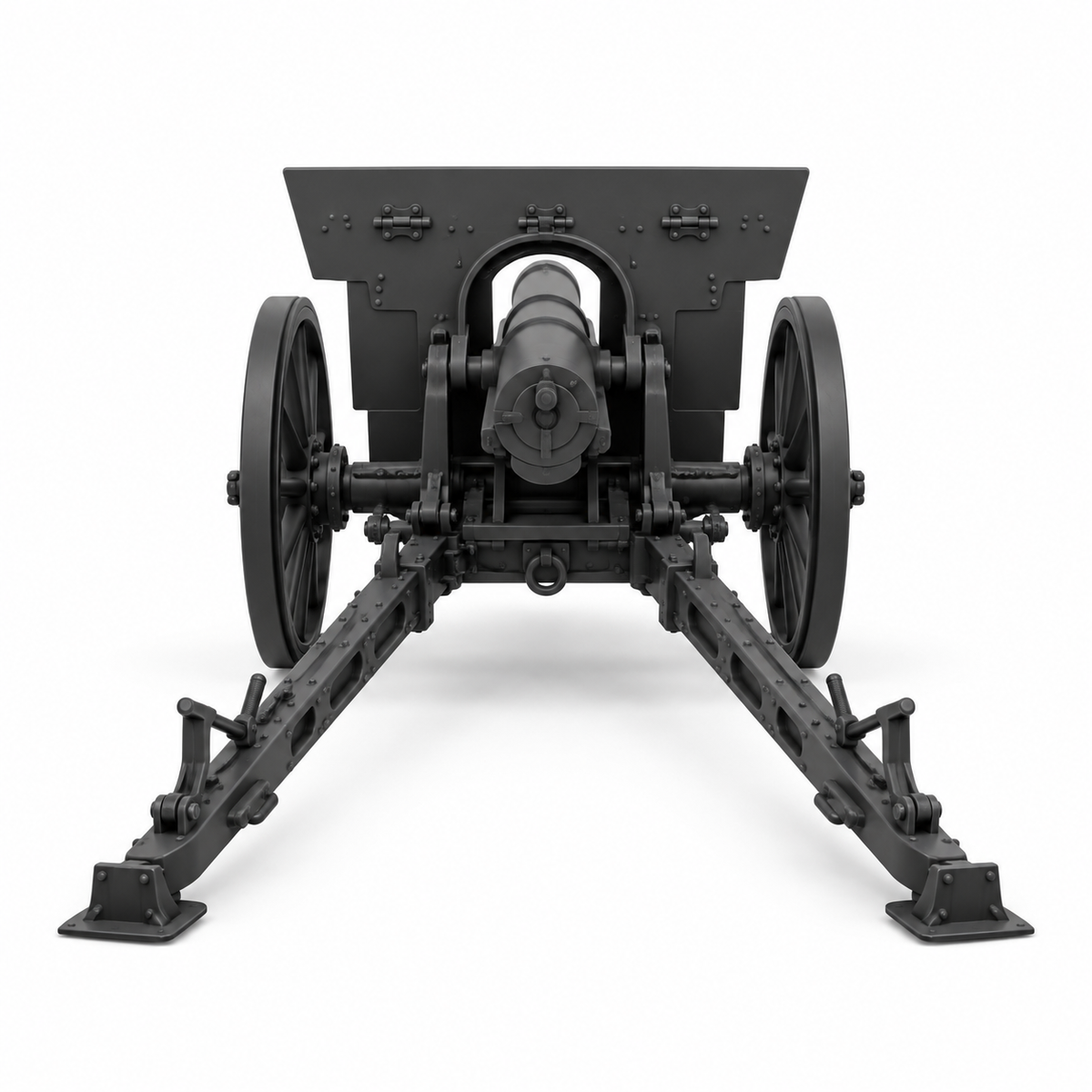 SSMODEL 1/72 1/144 Multi Scale 14/39 149mm Howitzer Resin MODEL KIT TSS1535 — detail view 3