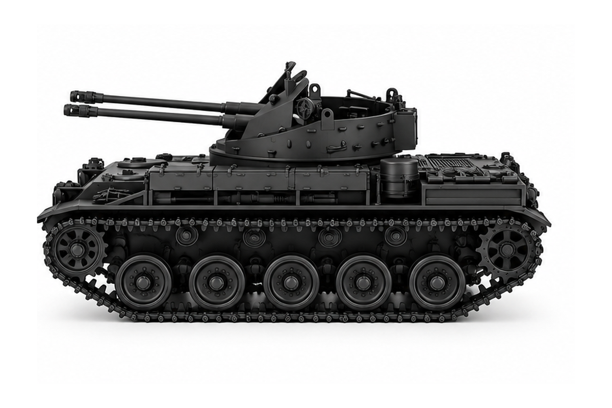 SSMODEL 1/72 1/144 Multi Scale Flakpanzer M42 Duster Germany Tank MODEL TSS1185 — detail view 2
