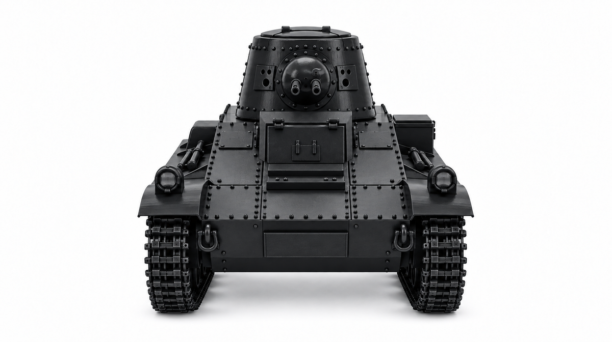 SSMODEL 1/72 1/144 Multi Scale Vickers Light T-15 UK+Belgium Tank MODEL TSS1166 — detail view 3