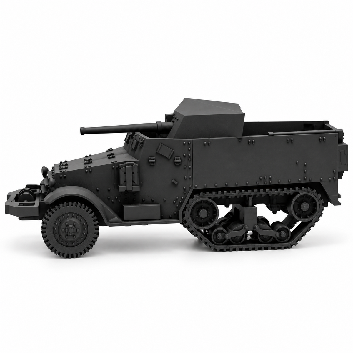 SSMODEL 1/72 1/144 Multi Scale T48 Gun Motor Carriage Su57 USA MODEL KIT TSS0979 — detail view 2
