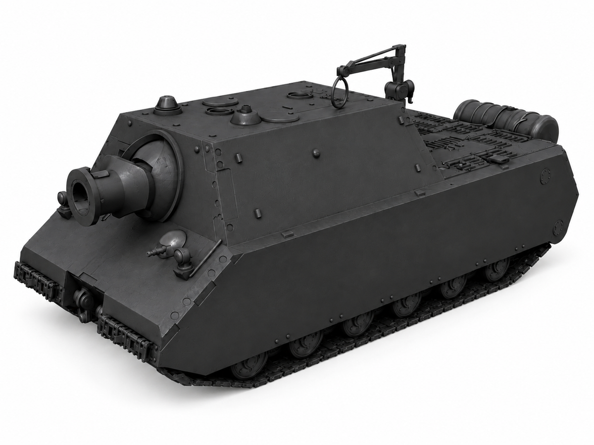SSMODEL 1/72 1/144 Multi Scale Sturmmaus tank Resin MODEL KIT TSS0469 — detail view 7